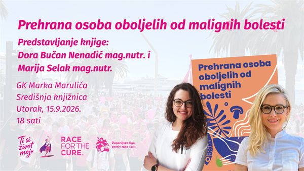Predstavljanje knjige "Prehrana osoba oboljelih od malignih bolesti"