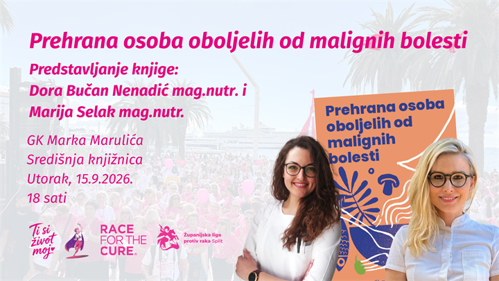 Predstavljanje knjige "Prehrana osoba oboljelih od malignih bolesti"