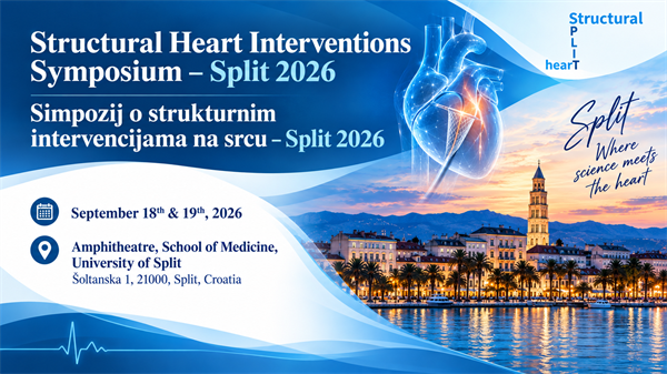 Structural Heart Interventions Symposium – Split, 18. i 19. rujna 2026