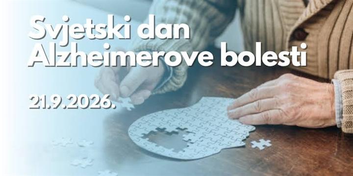 Svjetski dan Alzheimerove bolesti 2026.