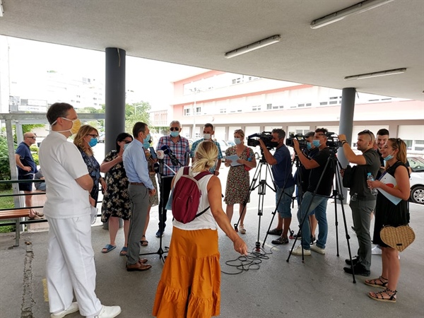 Održana konferencija za medije za EU projekt "Jačanje kapaciteta za efikasnu prevenciju bolesti u SDŽ"