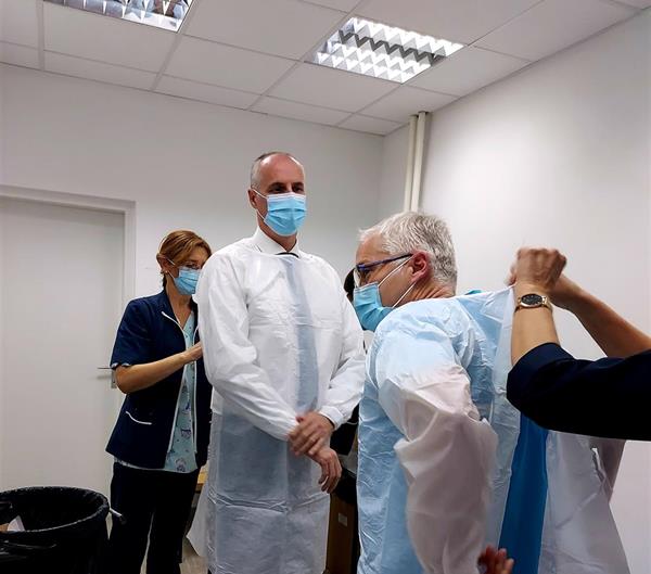Gradonačelnik u obilasku COVID JIL-a na Križinama