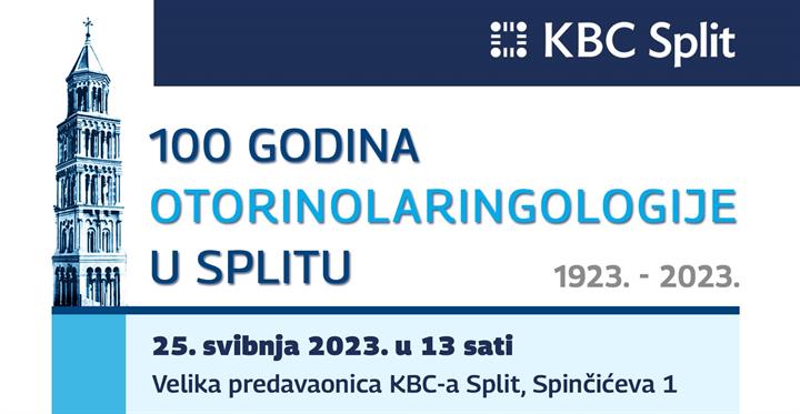 Obilježavanje sto godina postojanja Službe za bolesti uha, nosa i grla u Splitu