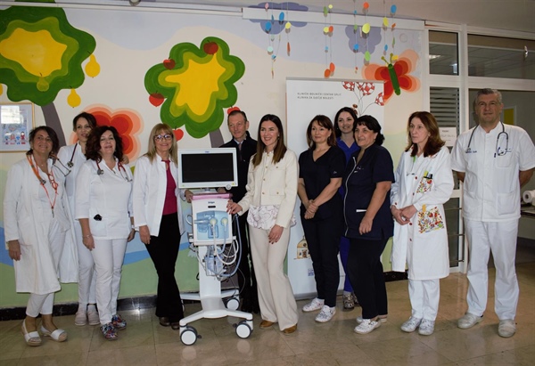 Klinici za dječje bolesti doniran neonatalni ventilator