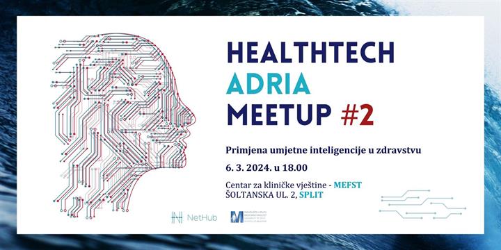 Poziv na 2. Healthtech Adria Meetup