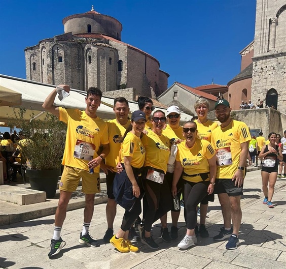 Djelatnici Klinike za plućne bolesti sudjelovali na Wings for Life World Run Zadar