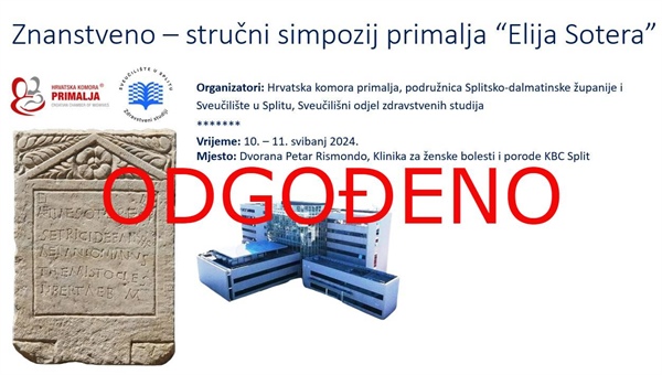 Prvi znastveno stručni simpozij primalja “ELIJA SOTERA” - Split, 10. i 11. svibnja 2024.