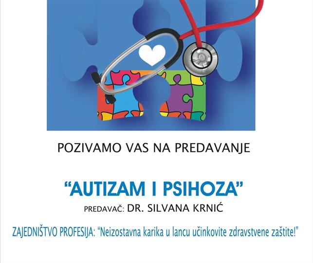 Međunarodni dan sestrinstva: predavanje "Autizam i psihoza"