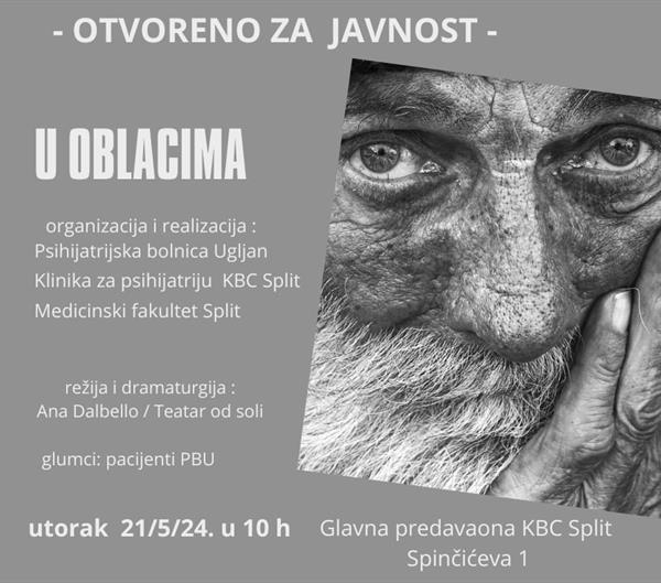 Predstava „U oblacima“ pacijenata Psihijatrijske bolnice Ugljan