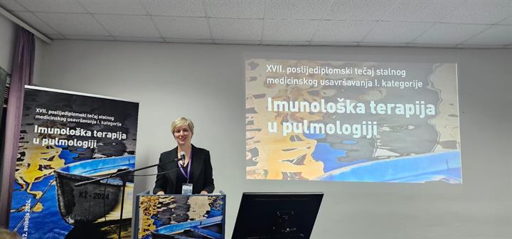 Održan tečaj „Imunološka terapija u pulmologiji“
