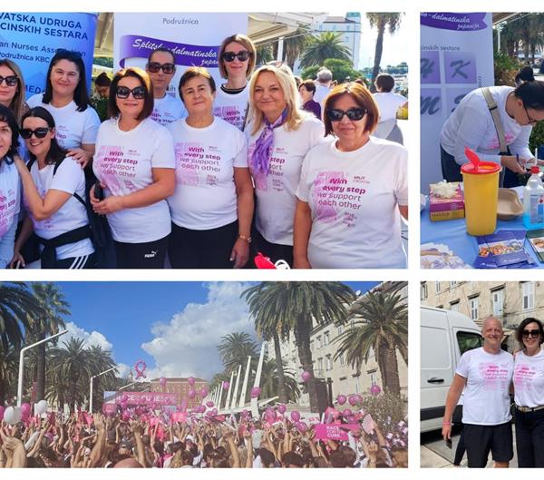 Zaposlenici KBC-a Split sudjelovali u humanitarnoj utrci „Race for the Cure“