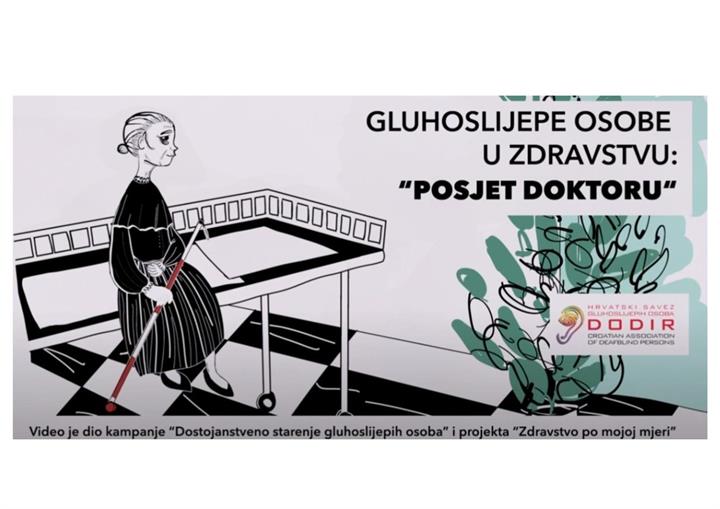 Gluhoslijepi pacijenti i zdravstveni sustav - kratki edukativni videozapisi