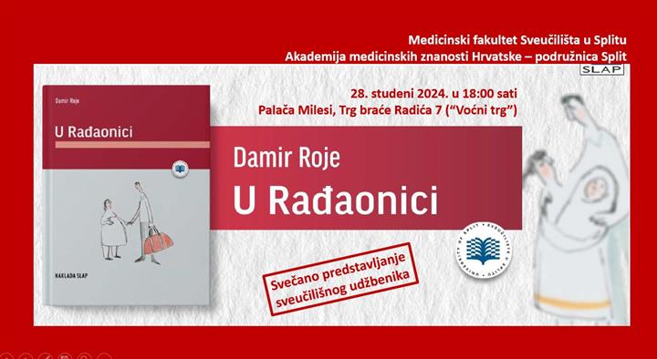 Promocija sveučilišnog udžbenika "U Rađaonici" autora prof. prim. dr. sc. Damira Roje