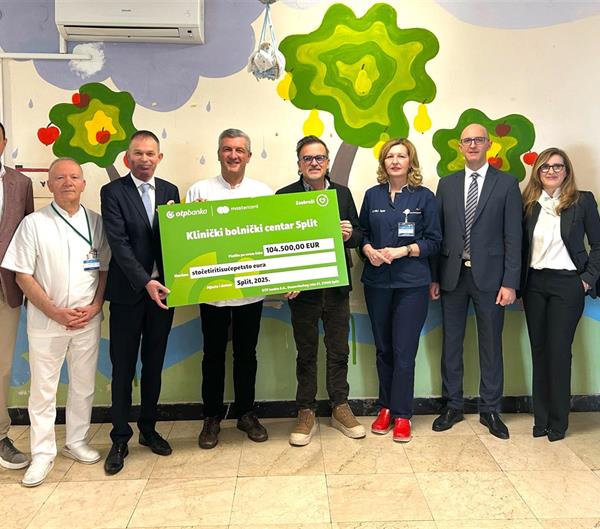 OTP banka i građani zaokružili 104.500 eura za djecu splitske bolnice