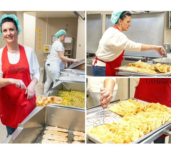 Food KBC Split: Pacijenti i osoblje splitske bolnice jeli najpoznatije sinjske uštipke