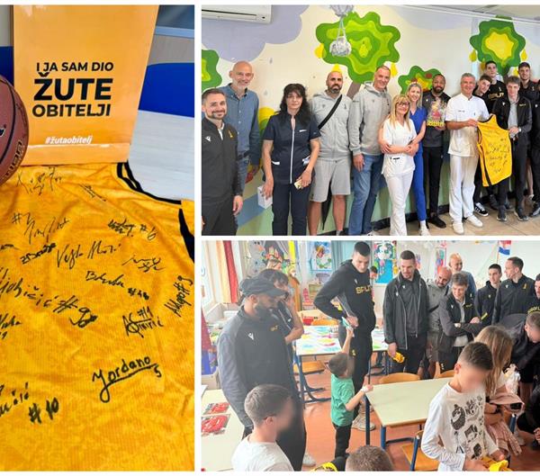 Košarkaši KK Split posjetili Kliniku za dječje bolesti