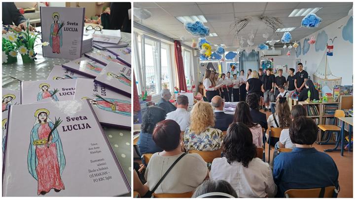 Pacijenti Klinike za dječje bolesti ilustrirali slikovnicu o sv. Luciji