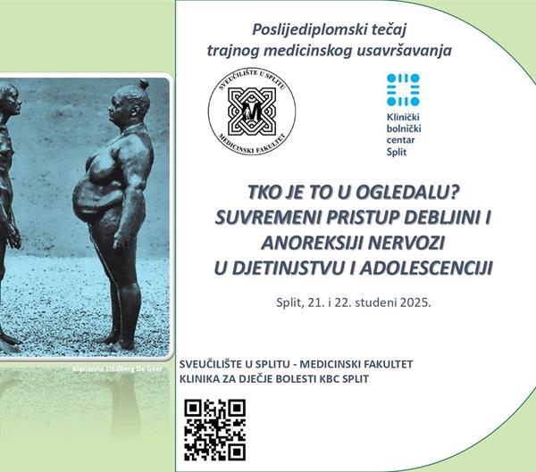 Tečaj: Suvremeni pristup debljini i anoreksiji nervozi u djetinjstvu i adolescenciji - Split, 21. i 22. studenog 2025.